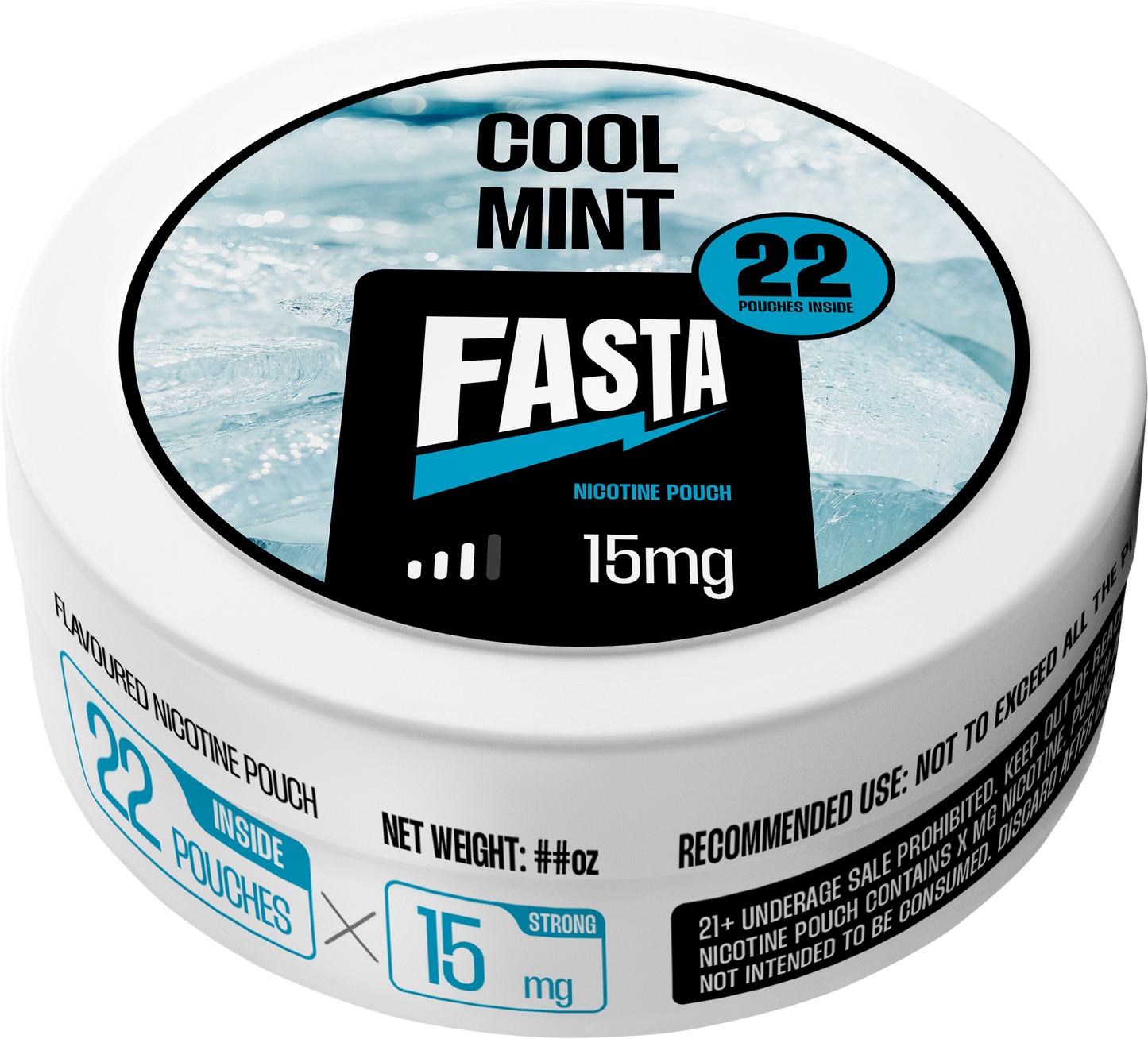 Fasta Nicotine Pouch - Cool Mint - 15mg