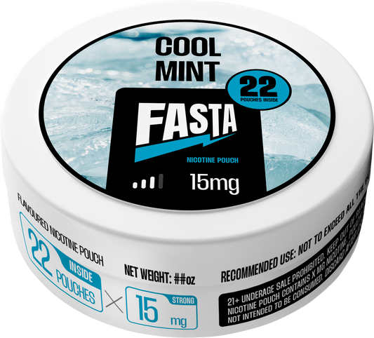 Fasta Nicotine Pouch - Cool Mint - 15mg