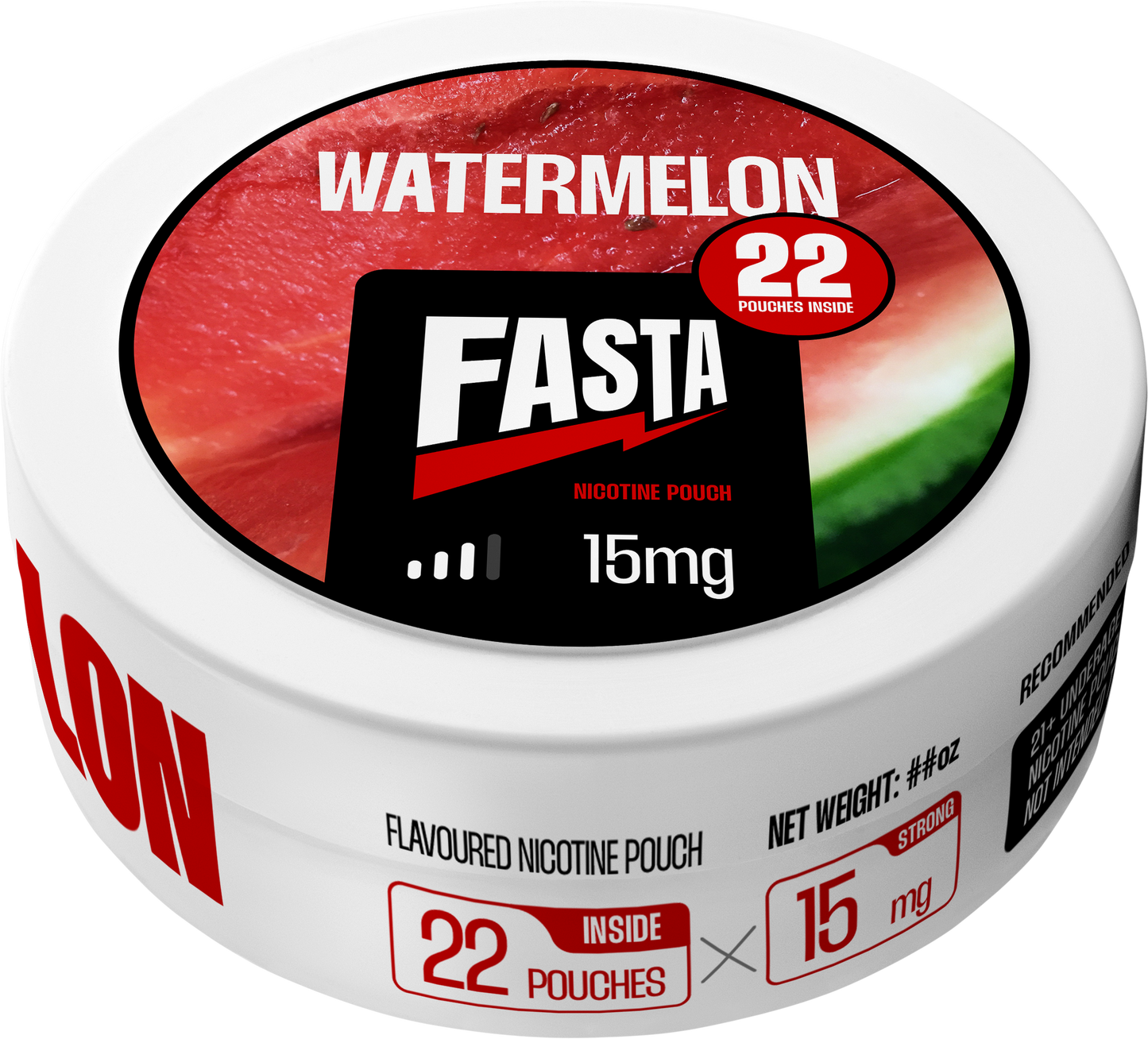 Fasta Nicotine Pouch - Watermelon - 15mg