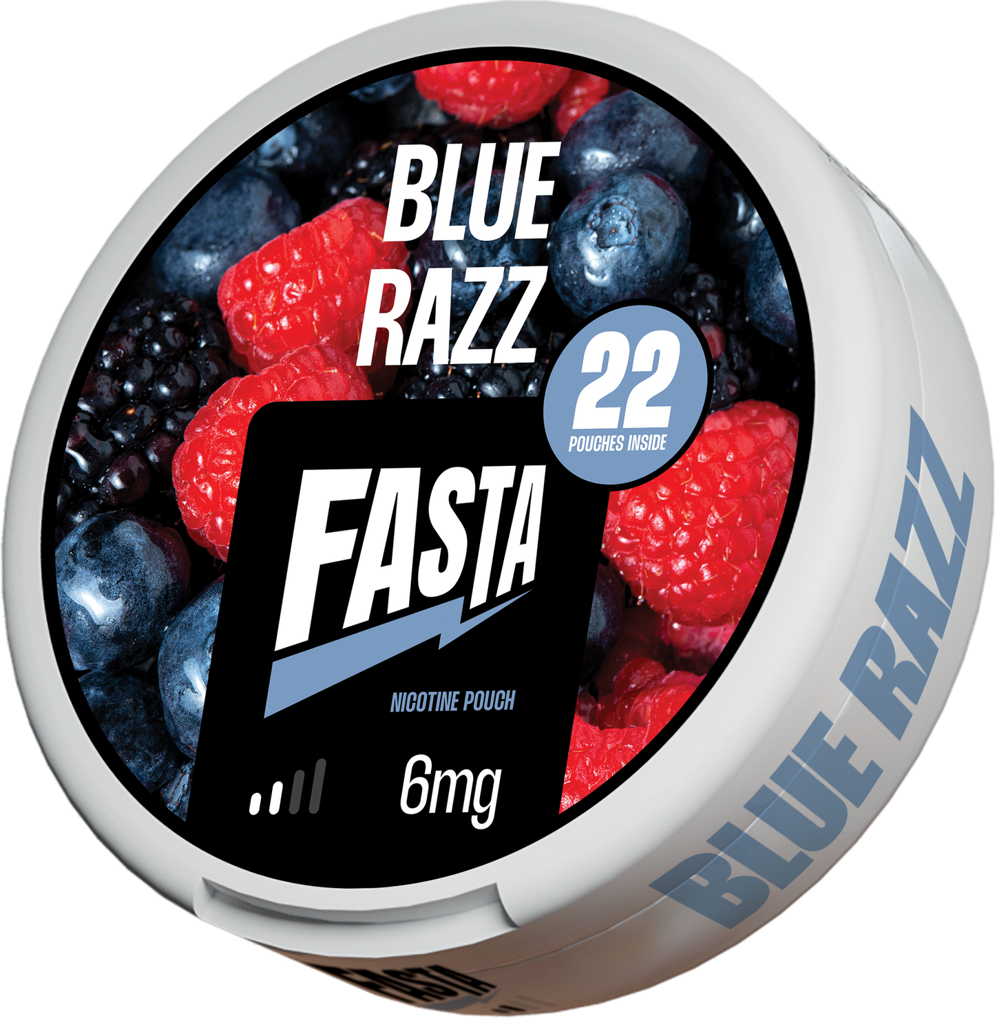 Fasta Nicotine Pouch - Blue Razz - 6mg