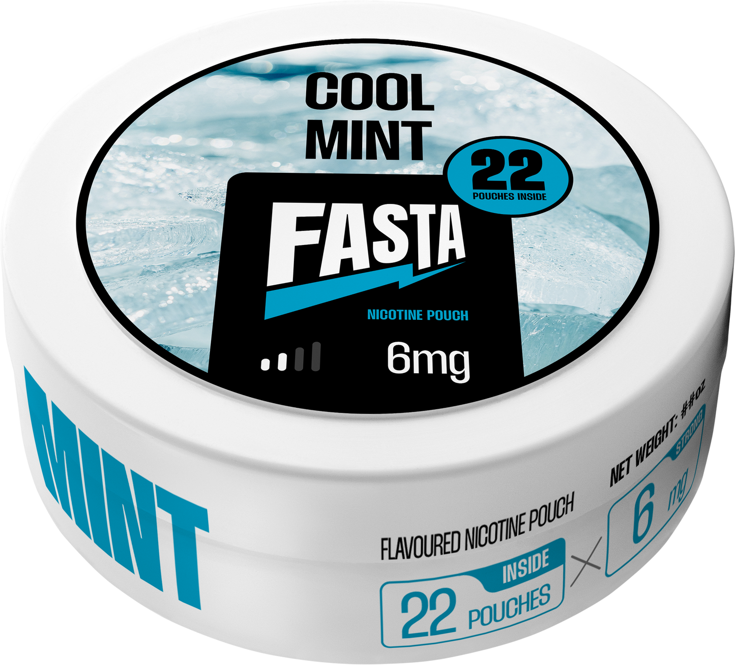 Fasta Nicotine Pouch - Cool Mint - 6mg