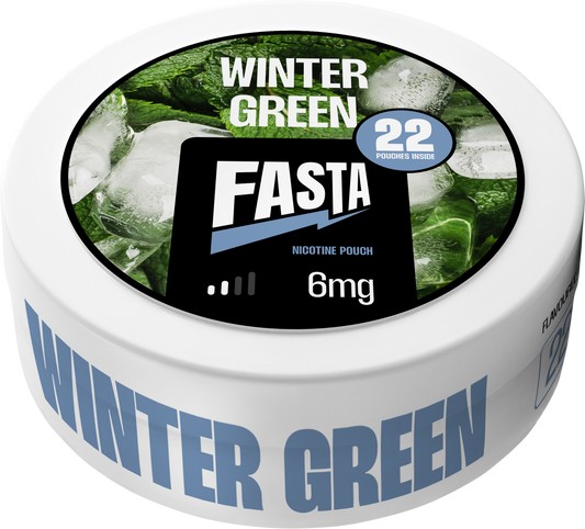 Fasta Nicotine Pouch - Winter Green - 6mg